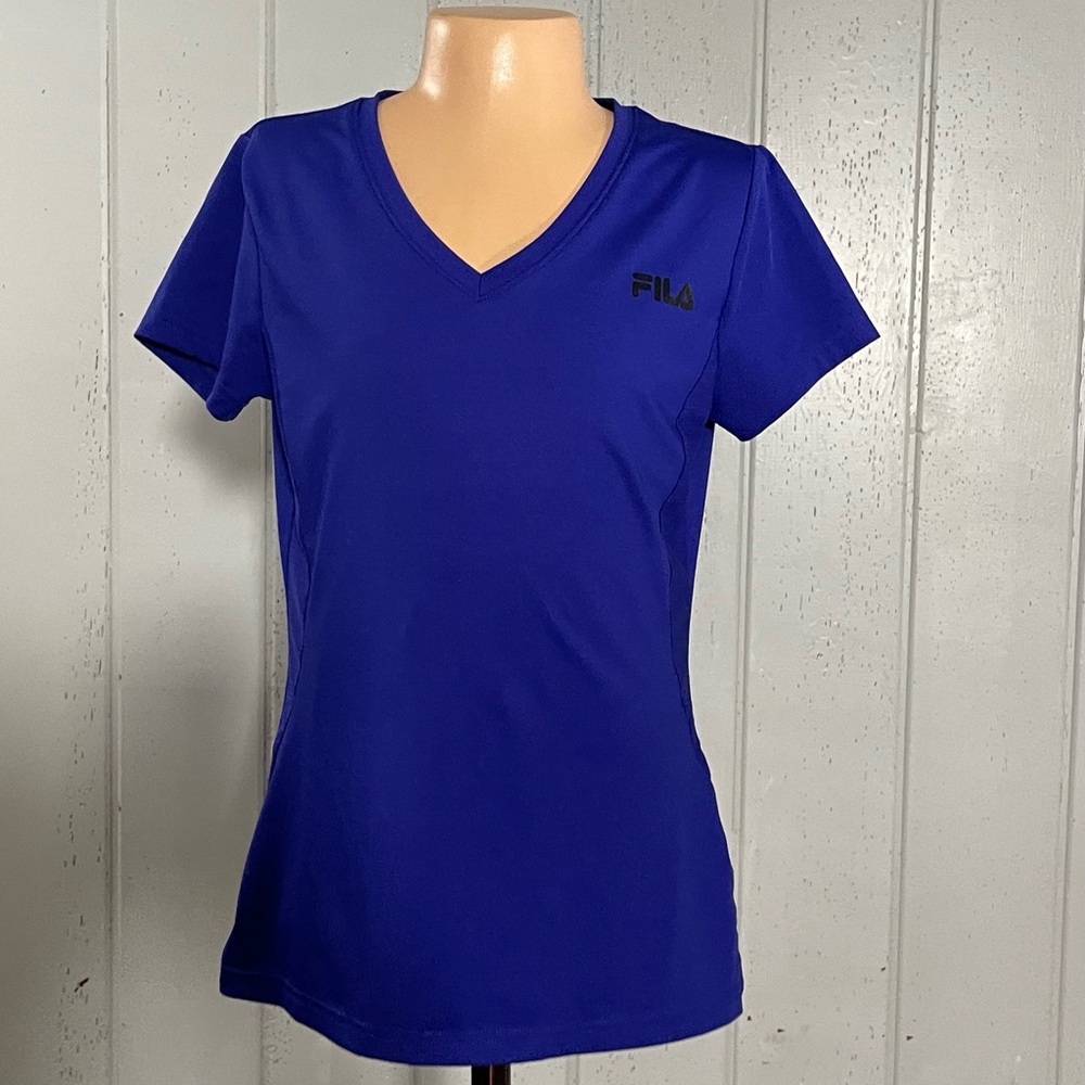 Fila Sport Girl's  Royal Blue  Short Sleeve T-Shirt Sz XL